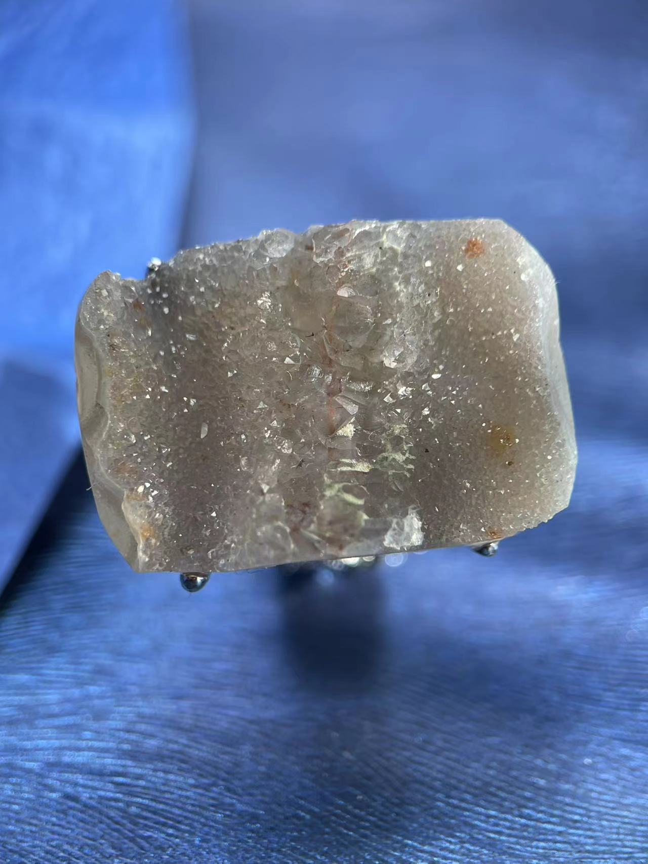 Rectangular Sugar Quartz Ring