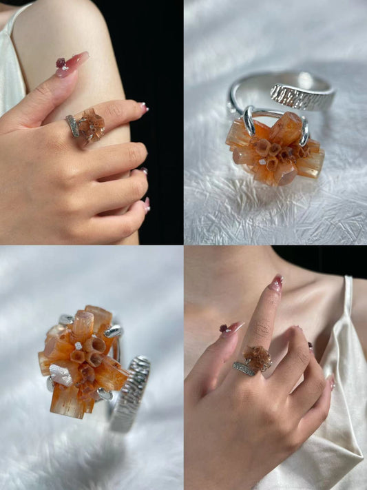 Aragonite Cluster Ring