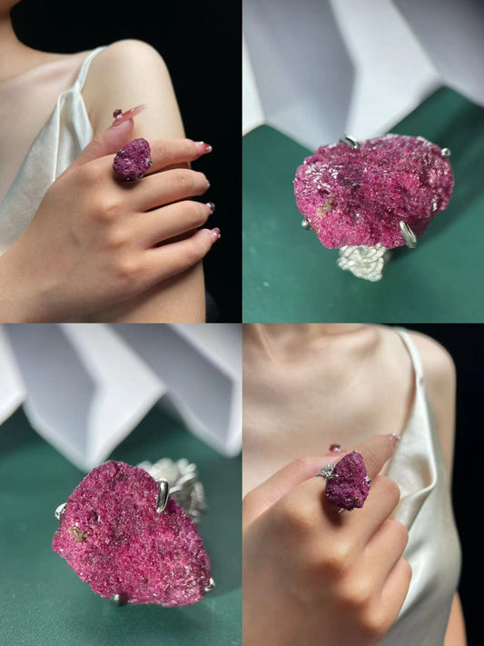 Raw Ruby Ring