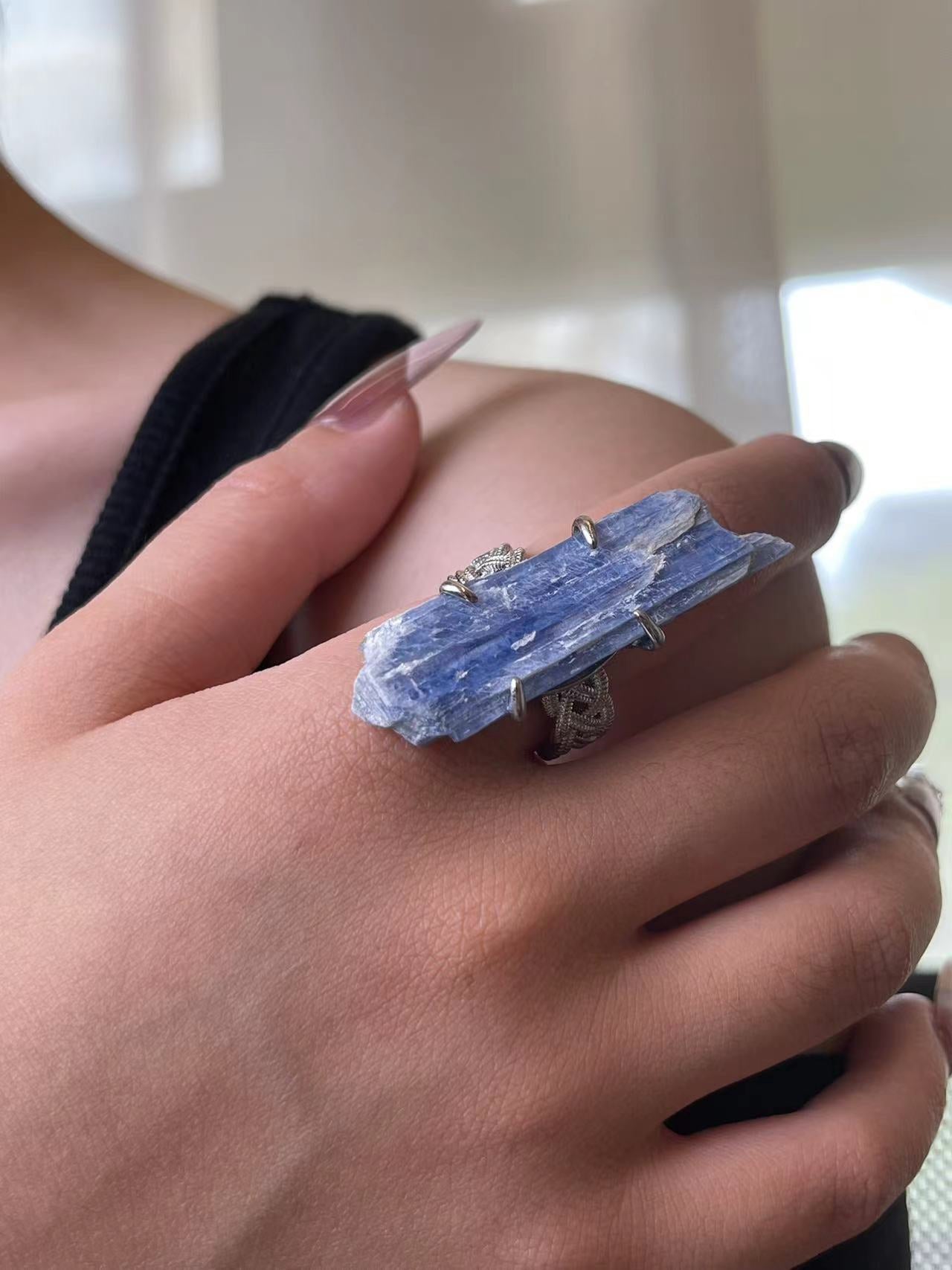 Blue Kyanite Ring