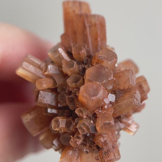 Video of Moroccan Aragonite Mineral Specimen Ring featuring natural mineral specimen jewelry design