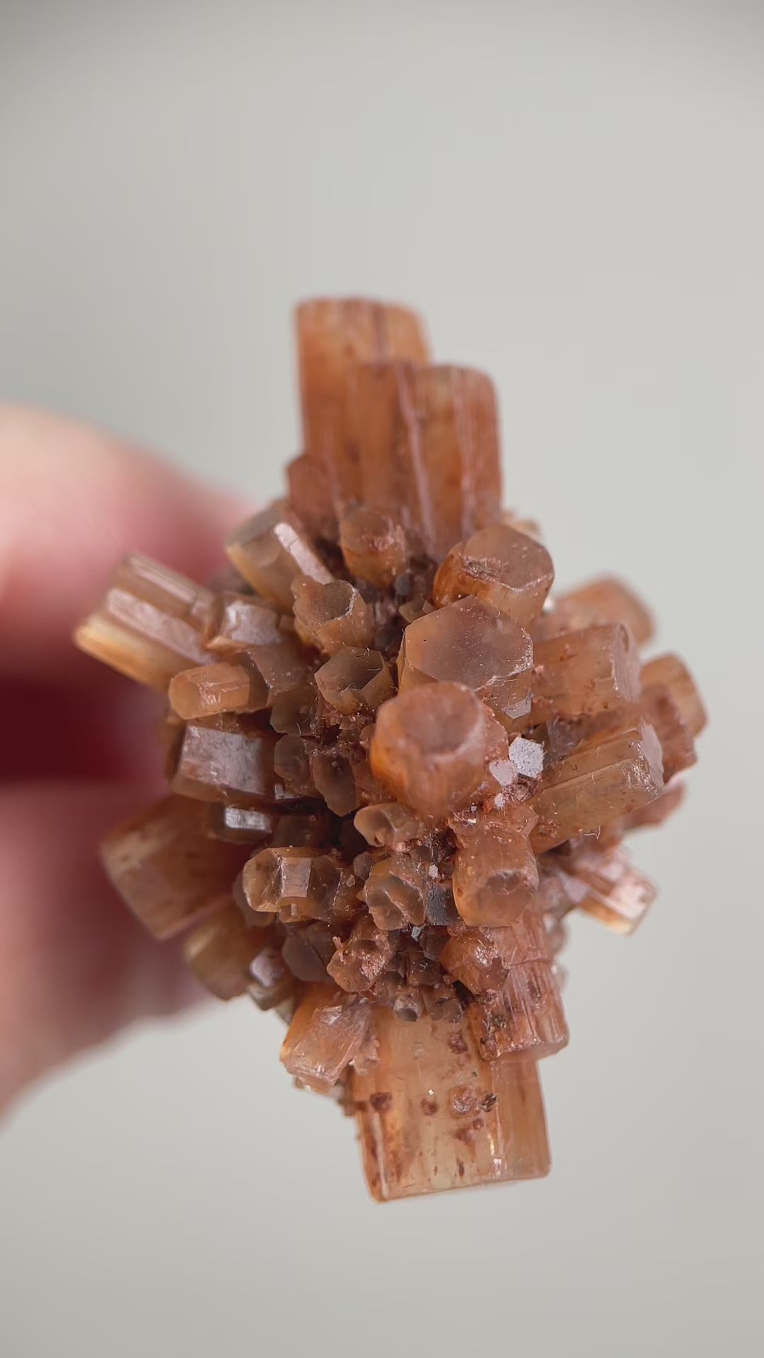 Video of Moroccan Aragonite Mineral Specimen Ring featuring natural mineral specimen jewelry design