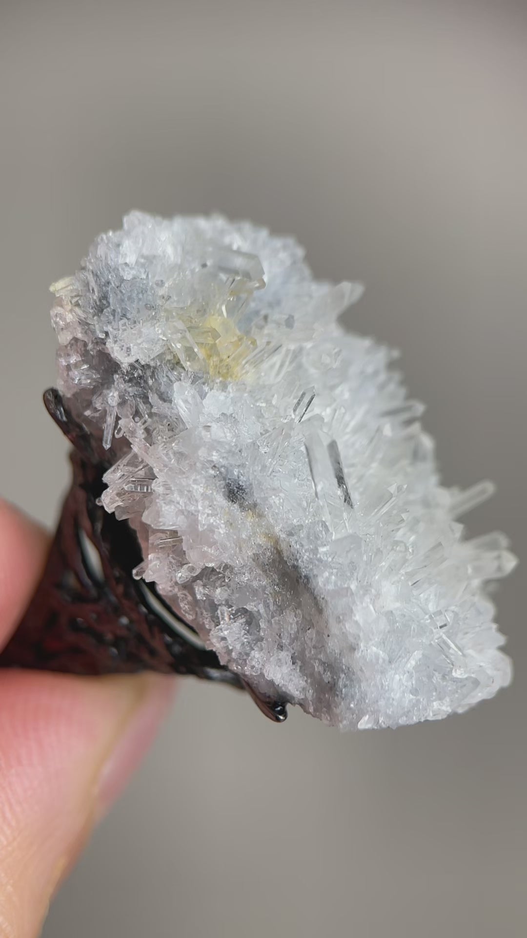Needle Quartz Cluster Ring video