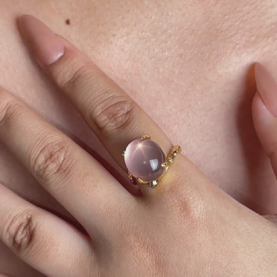 oryssia-star-rose-quartz-ring-video