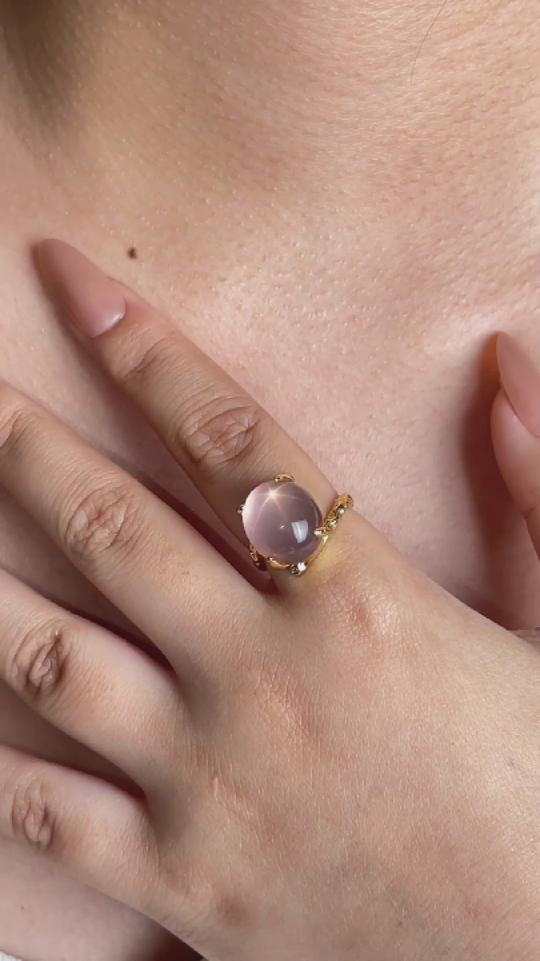 oryssia-star-rose-quartz-ring-video