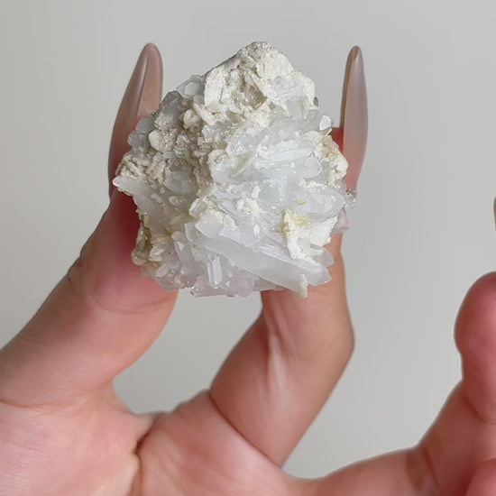 Raw creedite crystal cluster ring video