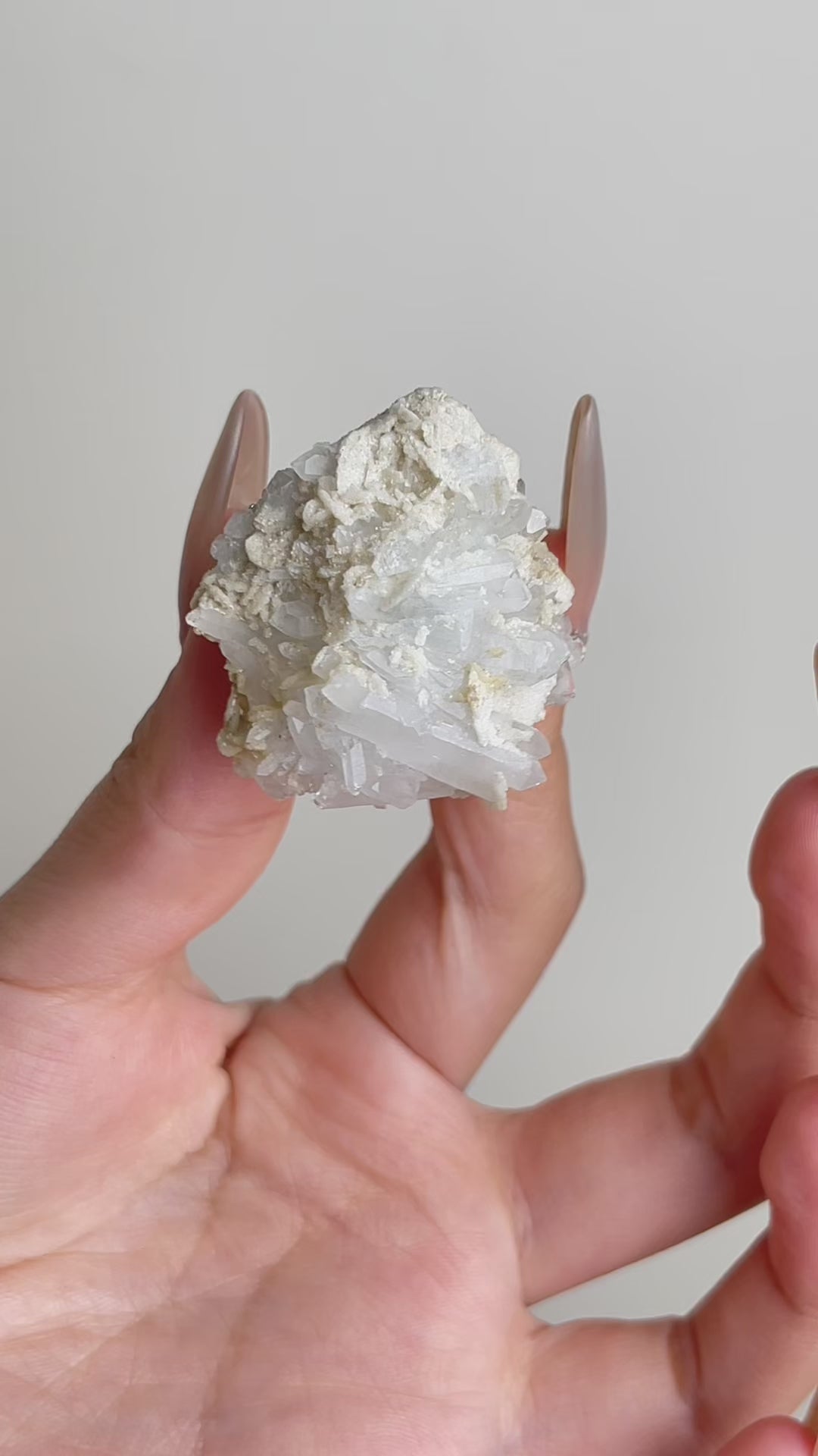 Raw creedite crystal cluster ring video