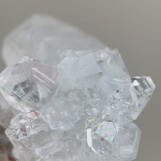 Apophyllite mineral specimen ring video