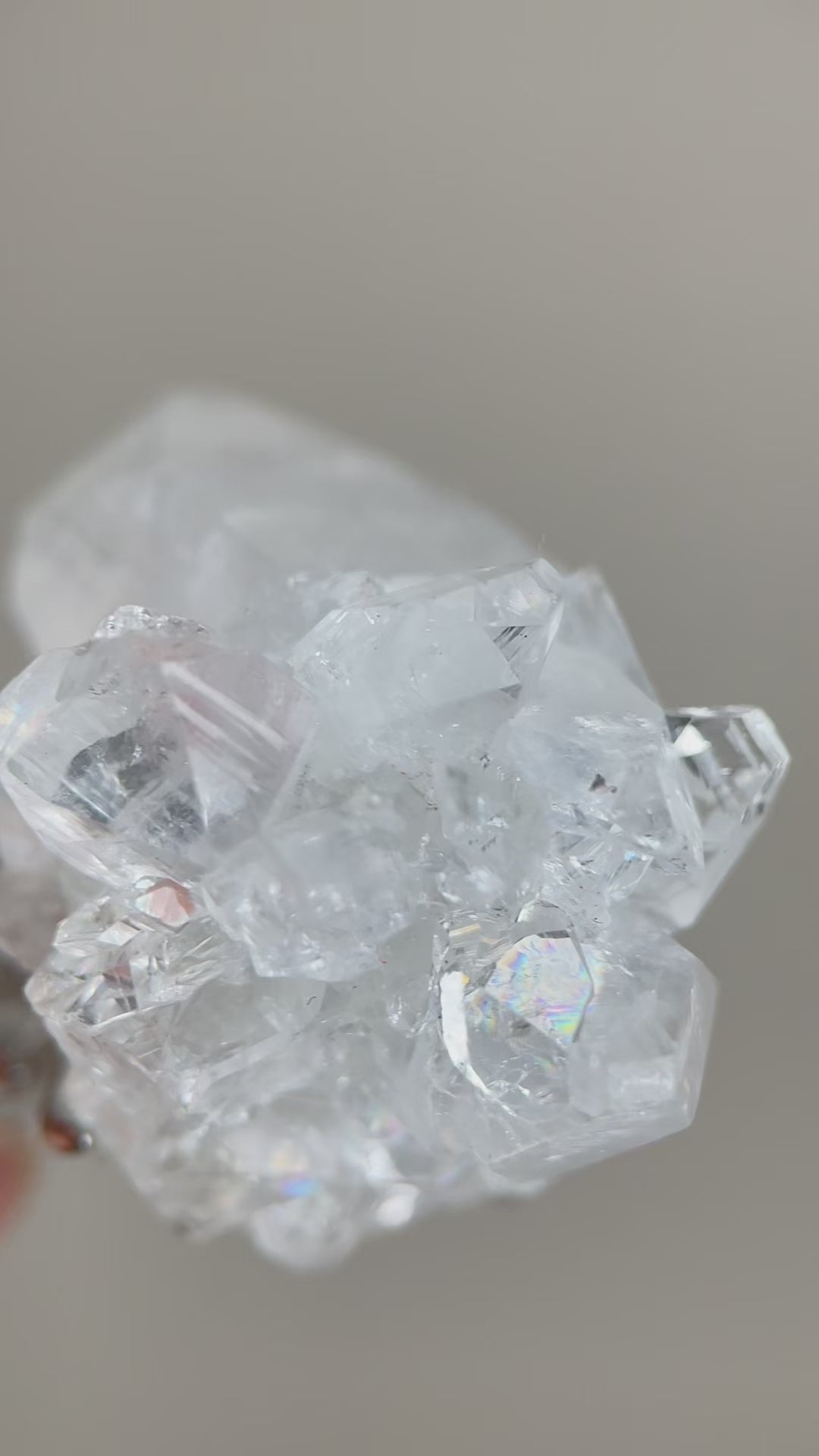 Apophyllite mineral specimen ring video