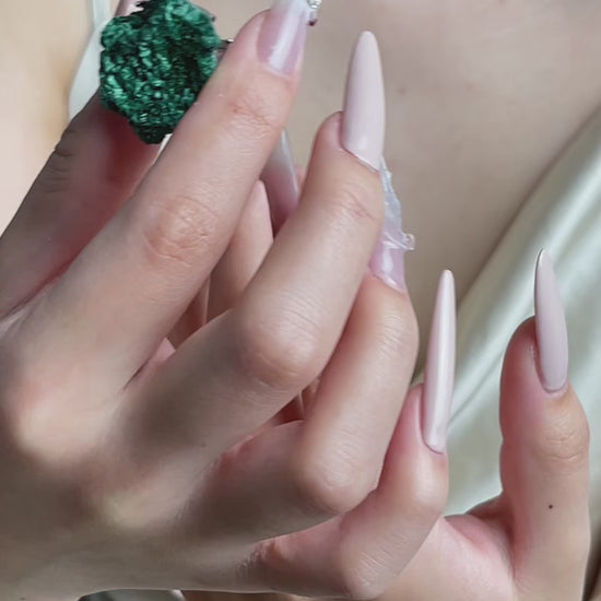 Video of Fibrous Malachite mineral specimen ring showing natural texture and green crystal surface