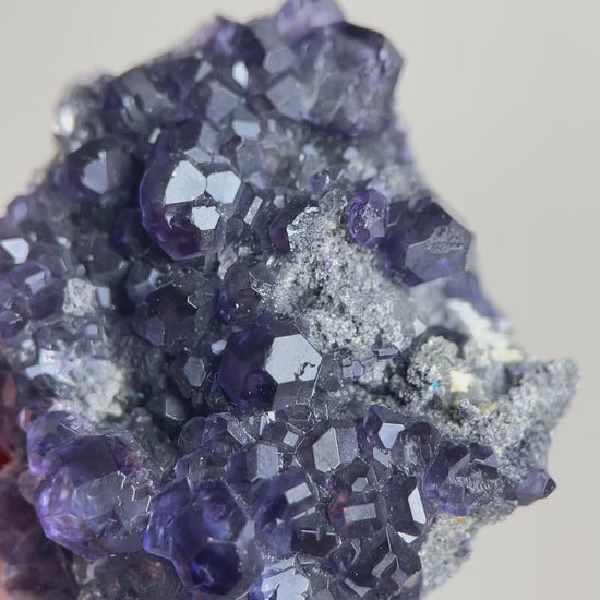 Video of tanzanite fluorite ring