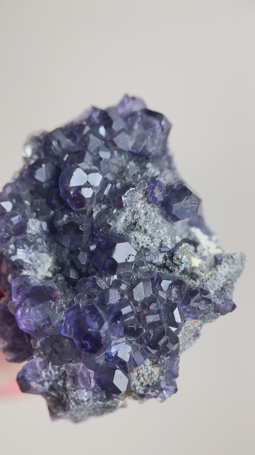 Video of tanzanite fluorite ring