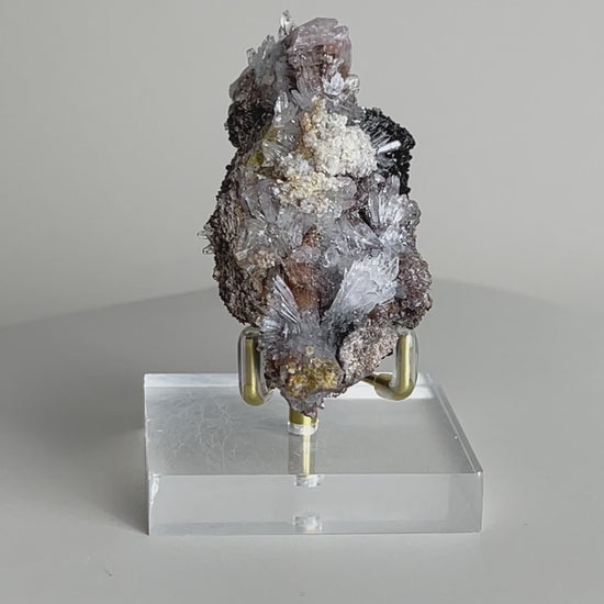 raw-creedite-flower-mineral-specimen-video