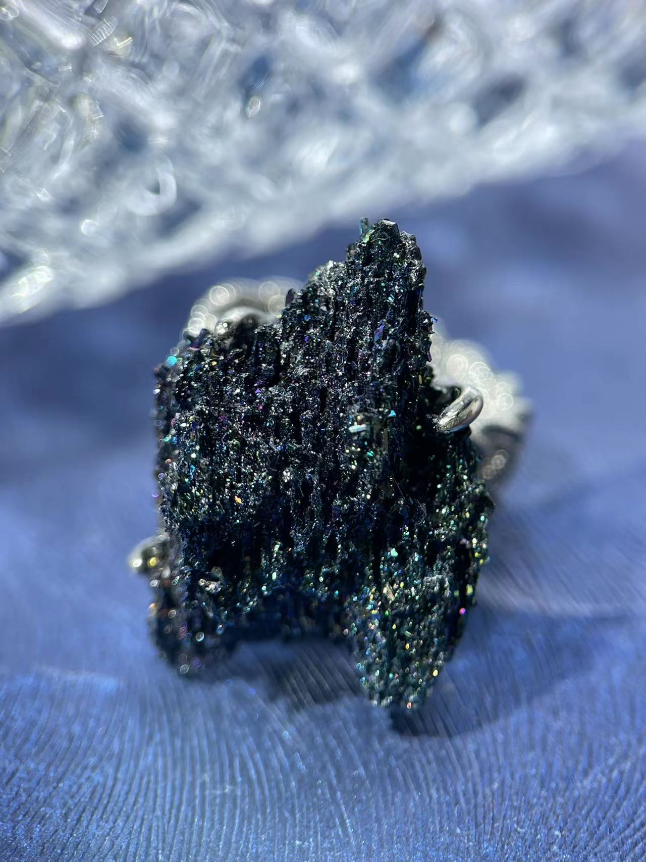 Rainbow Hematite  Ring