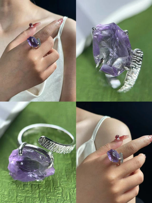 Amethyst Quartz Ring