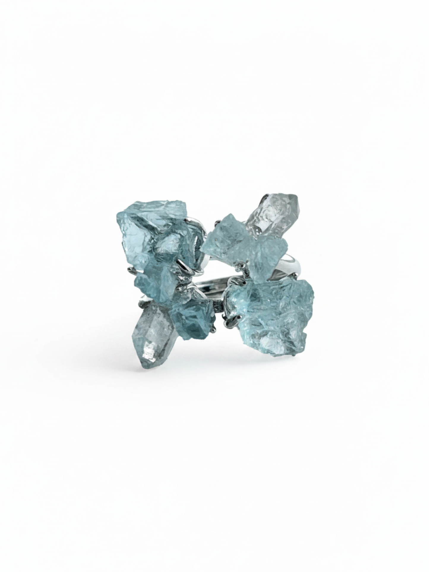 raw-aquamarine-herkimer-diamond-quartz-flower-ring-front
