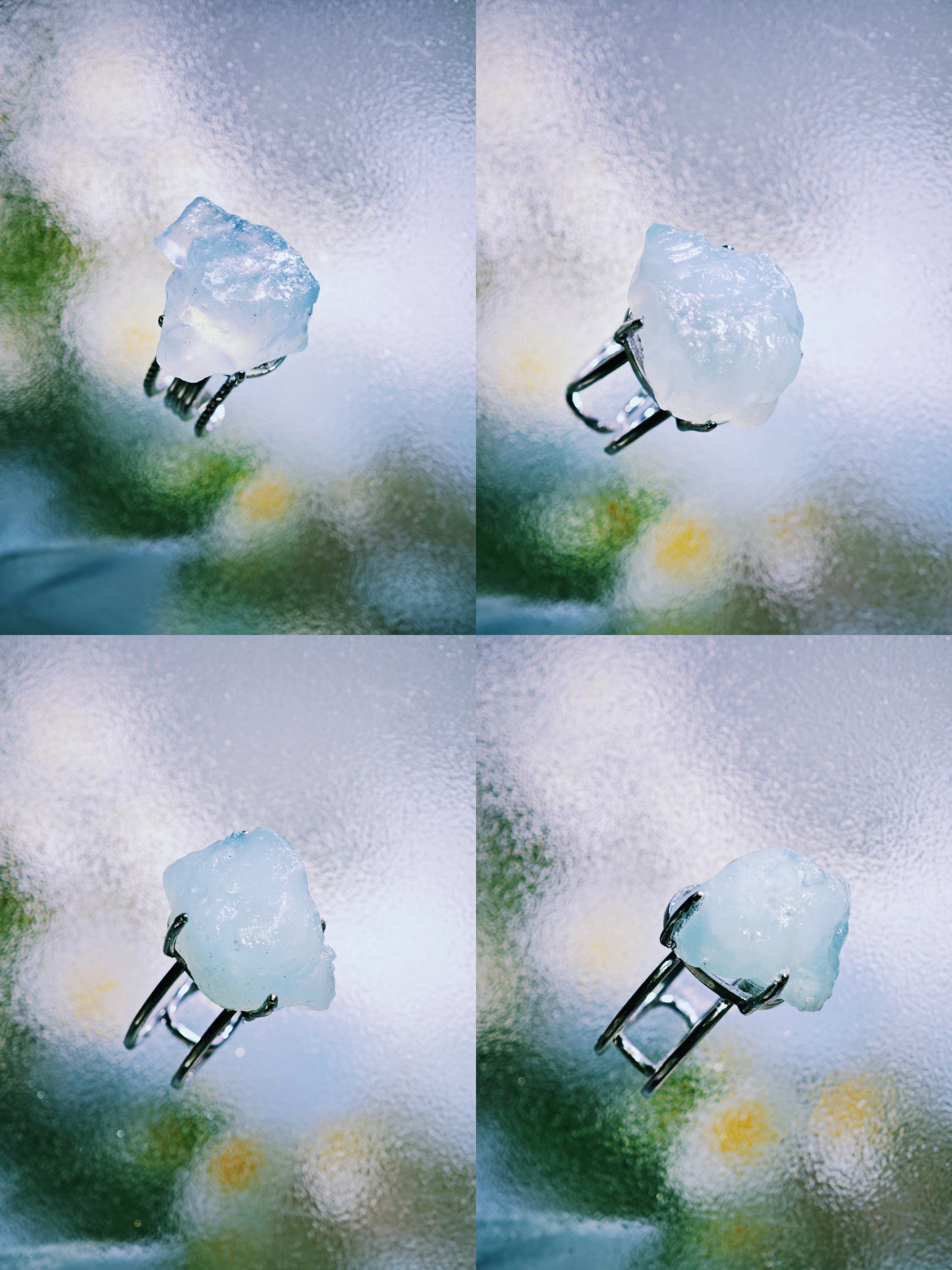 Raw Aquamarine Ring