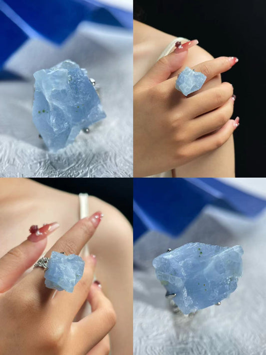 Blue Silence | Blue Fluorite Ring
