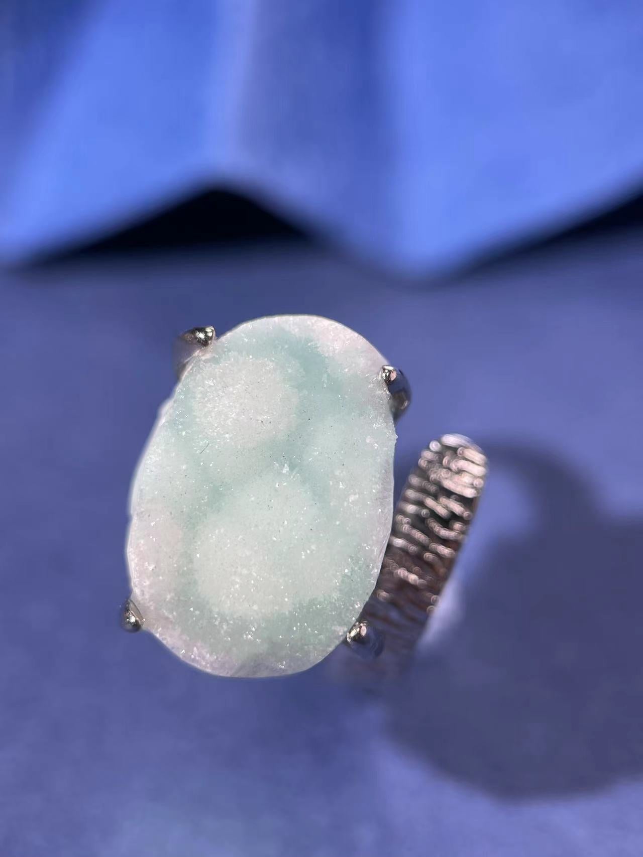 Blue Lace Agate Ring
