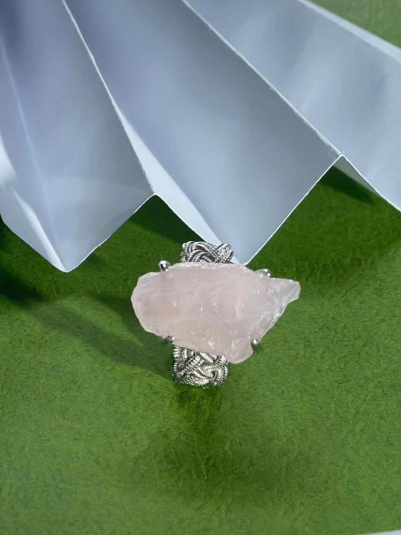 Rose Quartz Ring
