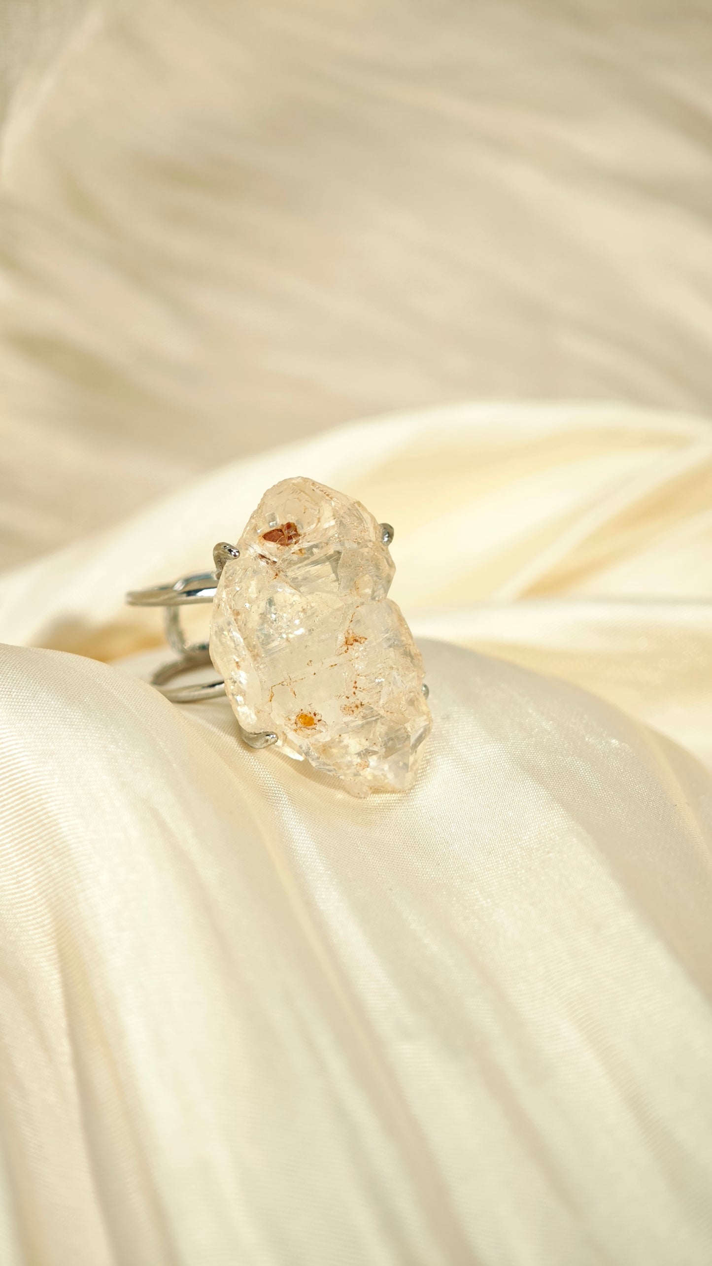 Golden Healer Quartz Ring