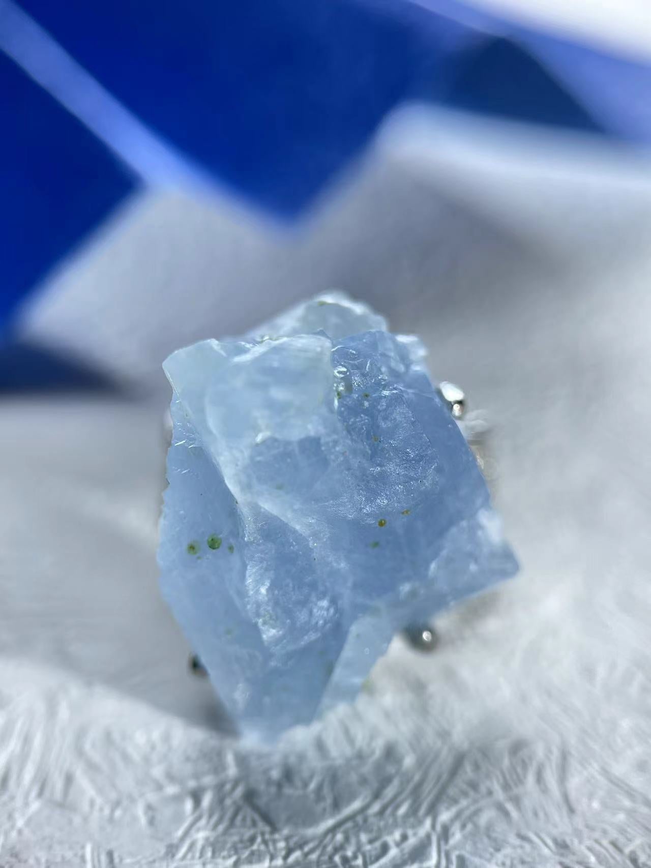 Blue Silence | Blue Fluorite Ring