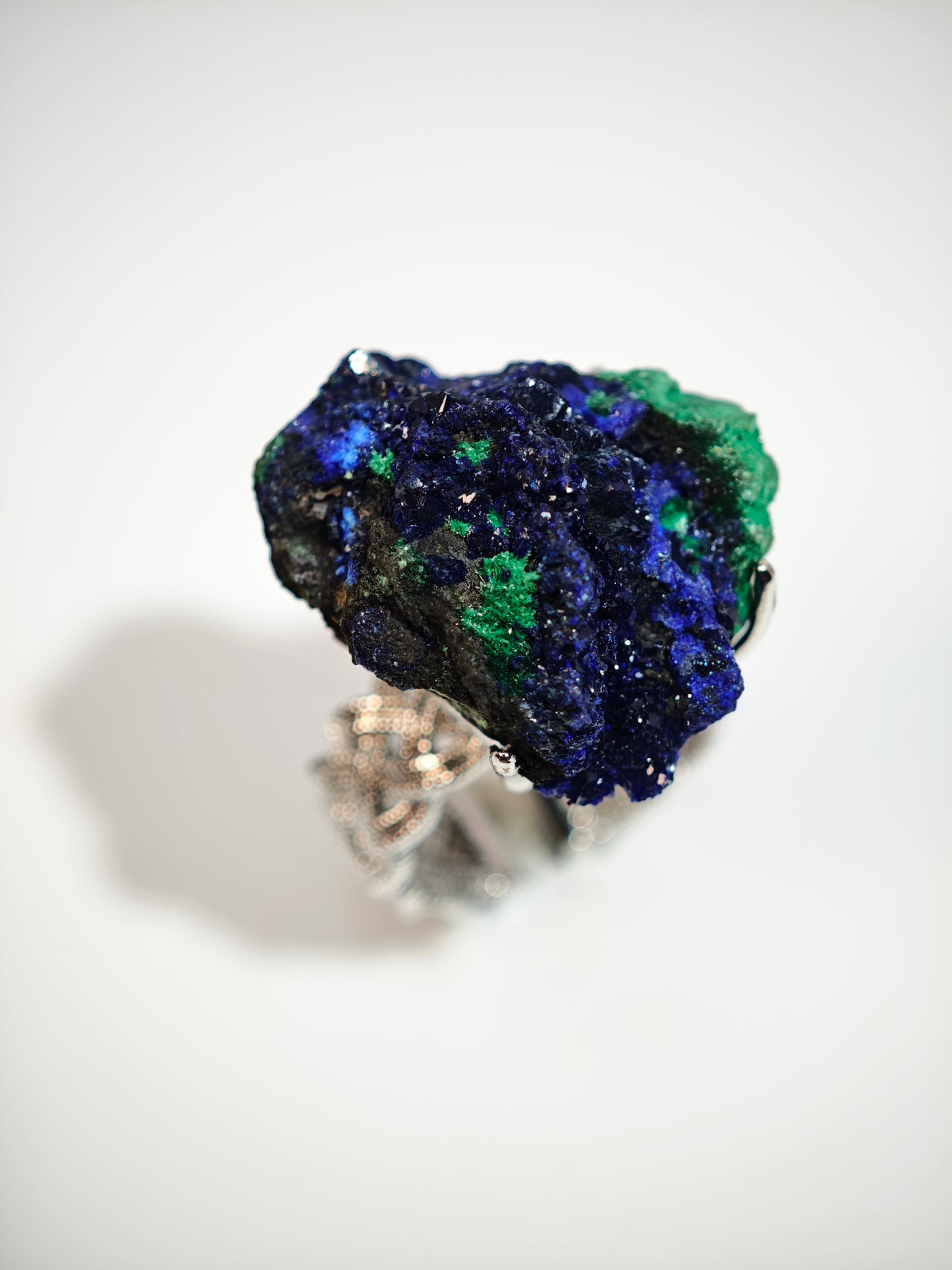 Azurite & Malachite Ring