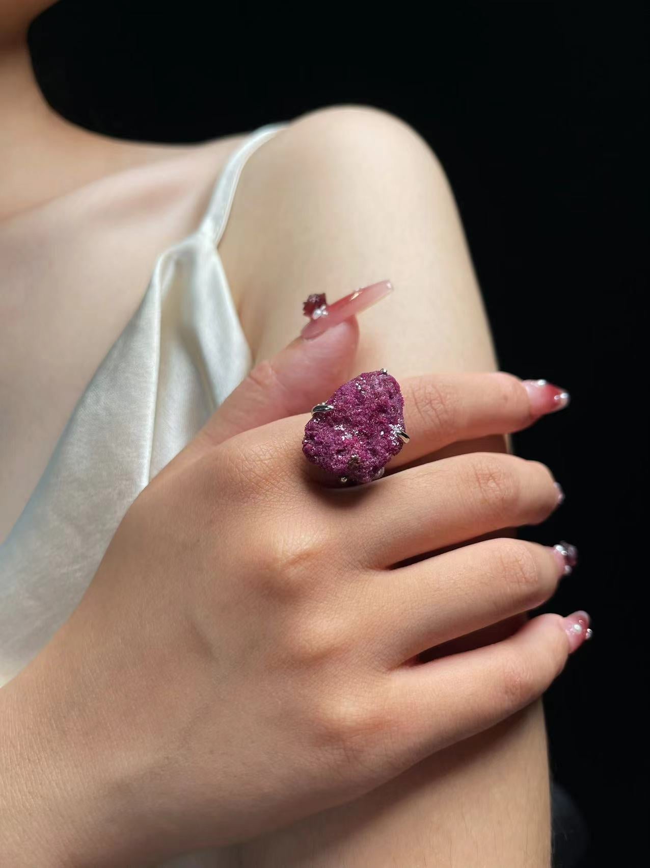 Raw Ruby Ring